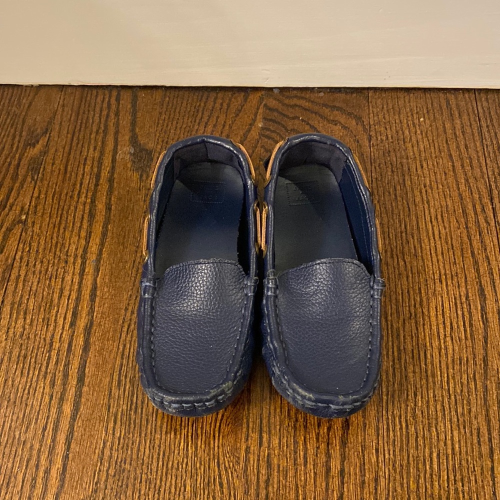 Janie and Jack Leather Slip On Loafers